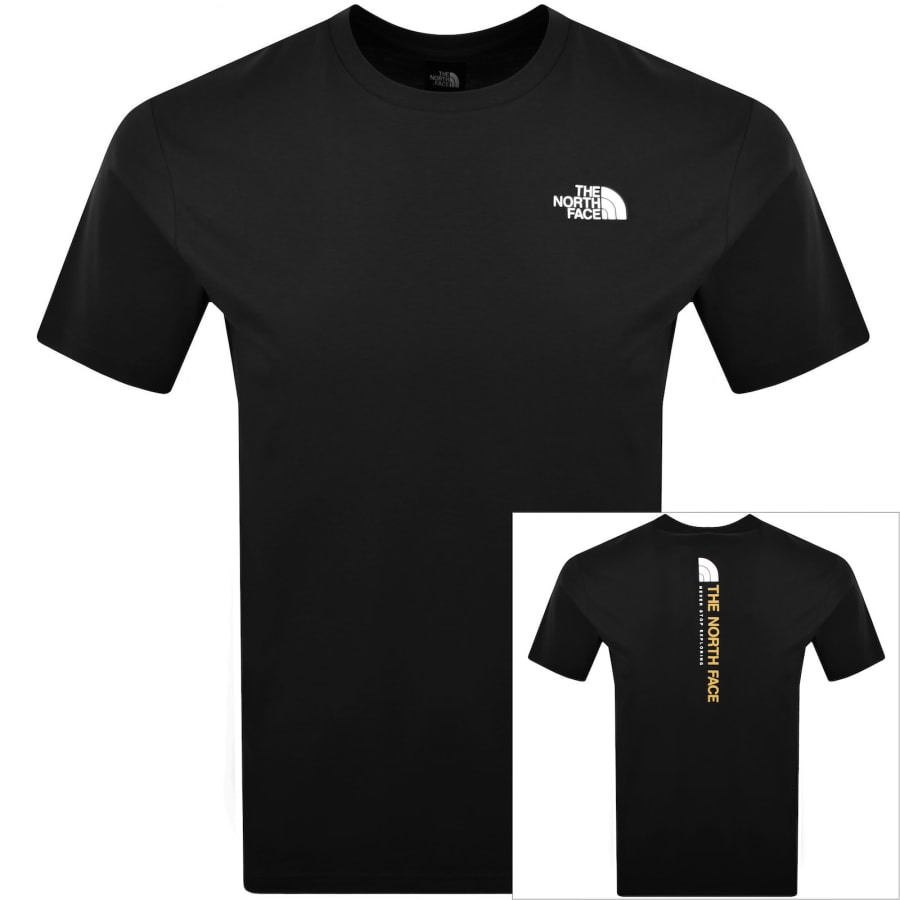 The North Face Vertical T Shirt Black | Mainline Menswear